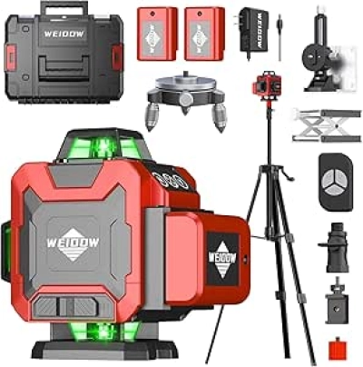 Laser Level 16 Lignes Autonivelant 360° avec Télécommande - Professionnel Construction