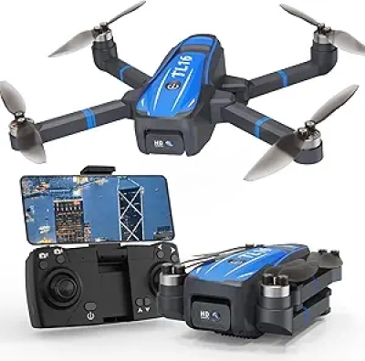 Drone TL16 1080P FPV Brushless - Quadcopter Pliable pour Adultes et Débutants