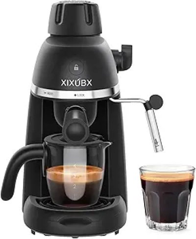 Machine à Espresso 3.5 Bar Compacte avec Buse Vapeur - 800W