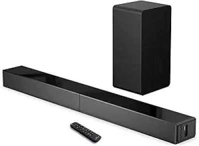 Barre de Son 2.1 31" avec Caisson de Basses - Surround Sound HDMI Bluetooth