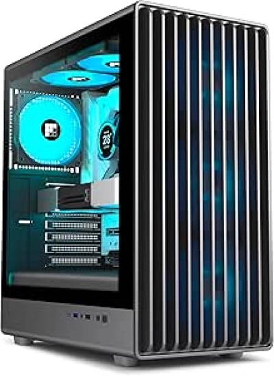 Boîtier PC Gaming K6 ATX Mid-Tower - 6 Ventilateurs ARGB PWM Pré-installés