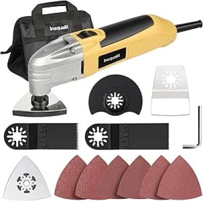 Outil Multifonction Oscillant 22000 OPM - 1.5A avec 11 Accessoires