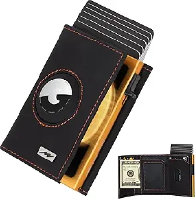 Portefeuille Marc Peter AirTag Cuir Pleine Fleur - Porte-Carte RFID Homme