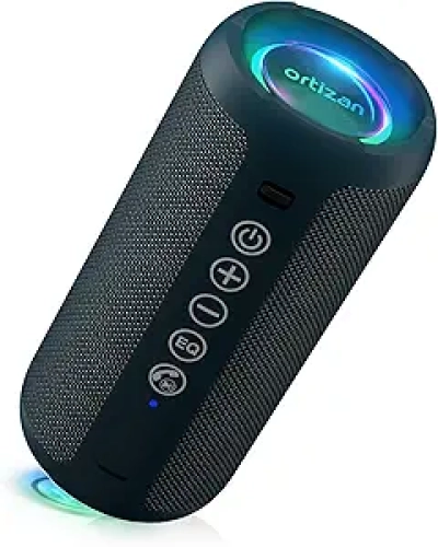 Enceinte Bluetooth Portable Ortizan IPX7 - 24W, Son HiFi, 30h Autonomie