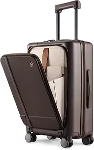Valise Cabine 55cm NINETYGO - Approuvée Compagnies Aériennes, Coque Écologique