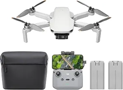 DJI Mini 4K Drone Caméra 249g - Combo avec 2 Batteries & Gimbal 3 Axes
