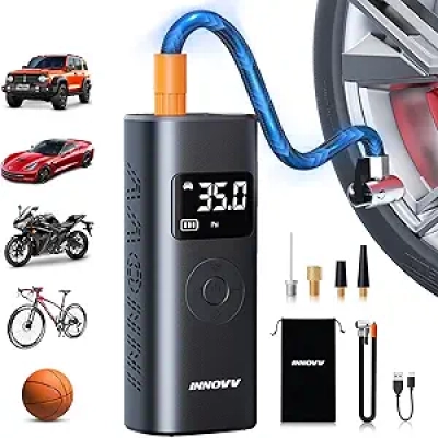 Compresseur Portable INNOVV P1 - Gonfleur Électrique 150PSI avec Batterie 6000mAh