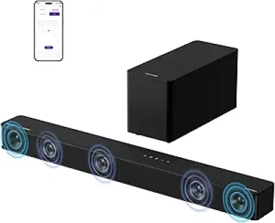 Barre de Son 5.1 Dolby Atmos 300W ULTIMEA Poseidon M60 avec Subwoofer