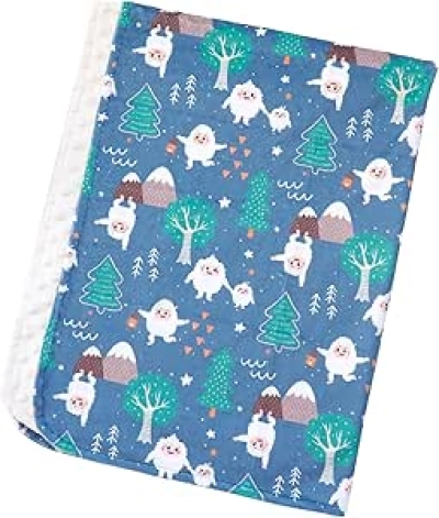Couverture Bébé Minky 30x40 - Couverture Douce Légère Unisexe Nouveau-né