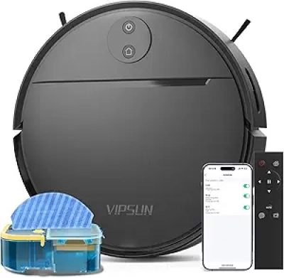 Robot Aspirateur Laveur 4000Pa avec Contrôle APP - VIPSUN Q10S