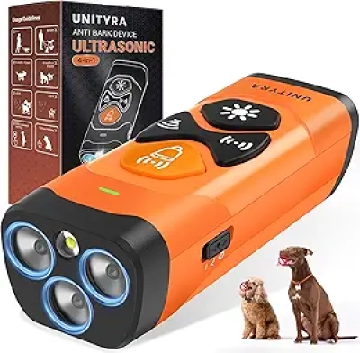 Anti-aboiement Ultrasonique 3X - Dressage Chien Rechargeable 35m