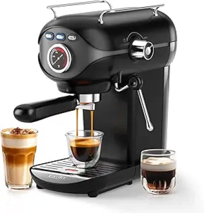 Machine à Espresso 20 BAR avec Contrôle de Température - Cappuccino Latte Professionnel