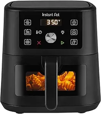 Instant Pot VORTEX 4Qt Mini Friteuse à Air Chaud 6-en-1 | Noir