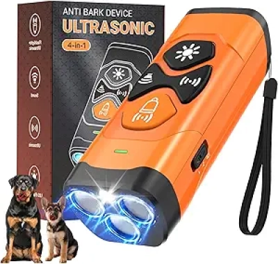 Appareil Anti-Aboiement Ultrasonique 3X - Dressage Chien Sans Choc