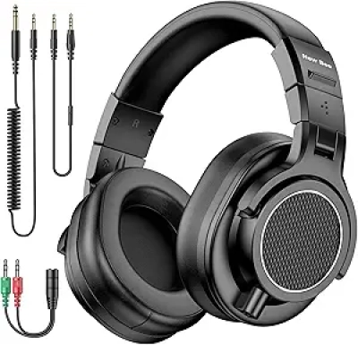 Casque Studio Professionnel New Bee - Pilotes 50mm DJ, Monitoring et Mixage