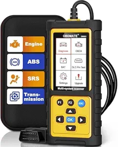 Diagnostic Auto OBD2 ABS SRS - Lecteur Code Moteur Professionnel OM901