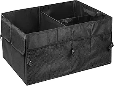 Organisateur de Coffre Voiture Pliable - Rangement Étanche Multi-Compartiments