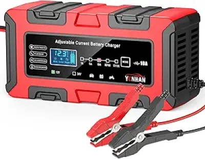 Chargeur Batterie 12V/24V 1A-10A LiFePO4 - Mainteneur & Réparateur