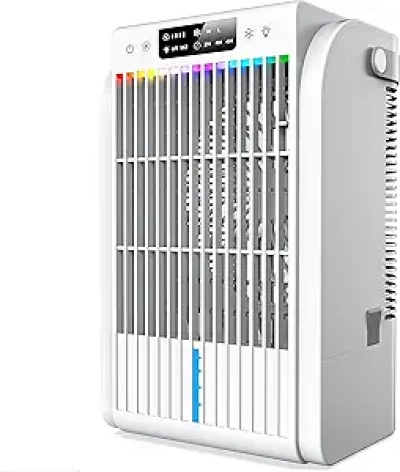 Climatiseur Portable 4 en 1 - Ventilateur Refroidisseur Évaporatif avec Humidificateur