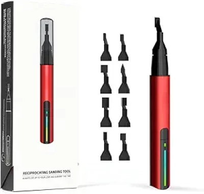 Ponceuse Électrique Précision Multi-Vitesses - Outil Professionnel pour Maquettes et Travaux Détaillés