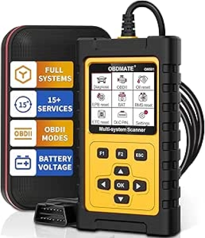 Outil Diagnostic OBD2 OM501 pour Jaguar Land Rover - Scanner Tous Systèmes avec 15+ Réinitialisations