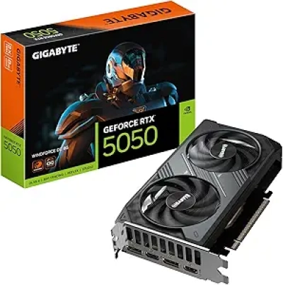 GIGABYTE RTX 5050 WINDFORCE OC 8GB - Carte Graphique PCIe 5.0