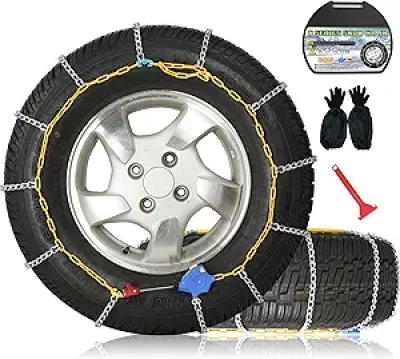 Chaînes Neige Auto-Serrage HLN 110 - Installation 30s, Acier Allié
