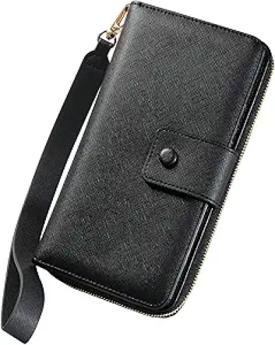 Portefeuille Femme Cuir TiMOVO avec Protection RFID - 12 Cartes