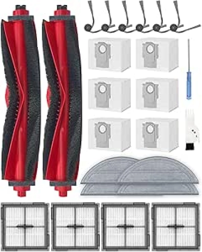 Kit 24 Accessoires Roborock Q5 S5+ - Brosses, Filtres HEPA et Sacs Poussière
