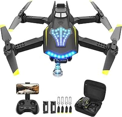 Drone Caméra Dual 720HD avec Contrôle Gestuel pour Enfants et Adultes
