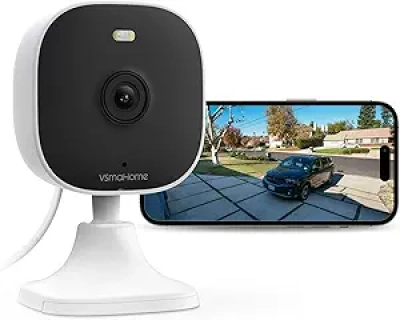 Caméra de Surveillance 4MP WiFi Intérieur/Extérieur - Audio Bidirectionnel IP66