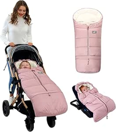 Sac de couchage universel pour poussette bébé - Chaud, imperméable et amovible