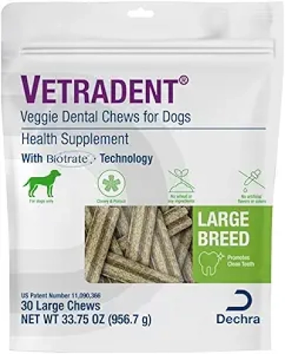Vetradent® Veggie Dental Chews Large Dogs - Nettoyage Dents