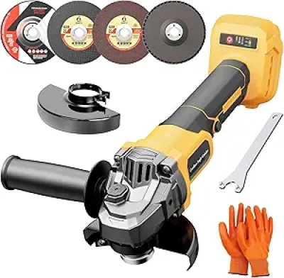 Meuleuse d'angle sans fil Dewalt 20V - 4,5 pouces, 7000 RPM, 3 vitesses