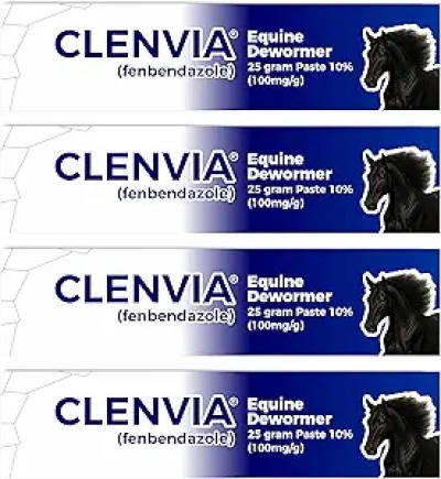 Pâte Vermifuge Cheval 10% - 4 Seringues 25g - Traitement Antiparasitaire Équin