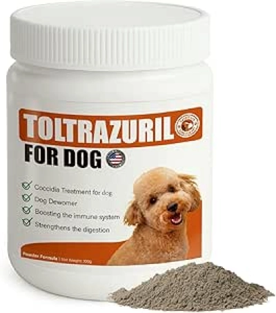 Toltrazuril 5% Poudre 100g - Traitement Coccidies Chats Chiens Chevaux