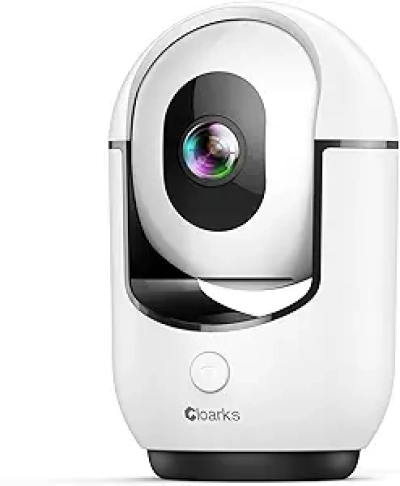 Caméra de Surveillance 2K Pan/Tilt WiFi - Détection IA, Vision Nocturne, Audio Bidirectionnel