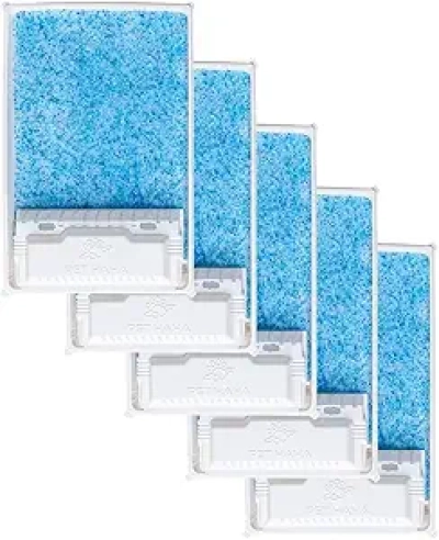 Litière Cristal pour Chat PetSafe ScoopFree - 5 Sets avec Bacs Jetables