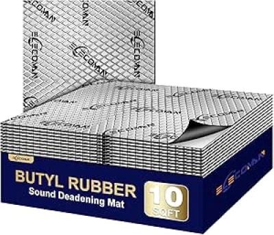 Tapis Isolant Acoustique Automobile 80 mil - Matériau Insonorisant Butyle