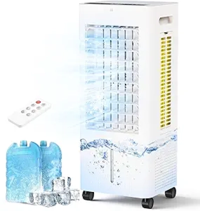 Climatiseur Évaporatif Portable 2200 CFM avec Télécommande et Minuteur