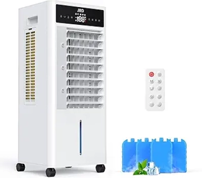 Climatiseur Portable JRD - Refroidisseur Évaporatif 4 en 1 avec Minuteur 12H