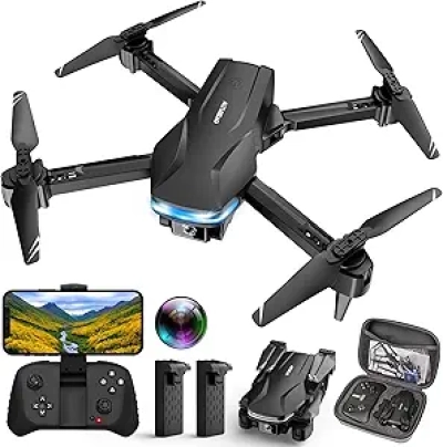 Drone avec Caméra 1080P HD Pliable pour Adultes - Décollage Automatique