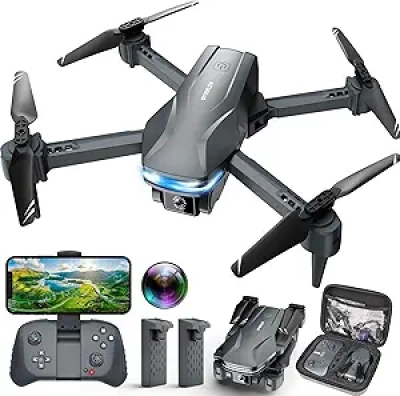 Drone Professionnel 1080P HD Pliable avec Caméra - Débutant et Adulte