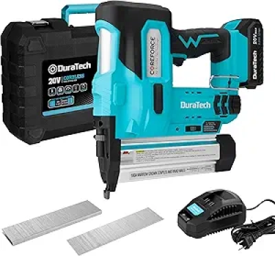 Cloueuse Électrique Cordless Brad Nailer 20V 2-en-1 avec Batterie