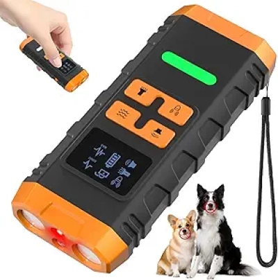 Anti-Aboiement Ultrasonique 2X - Dressage Chien 50m | Stop Aboiement Efficace