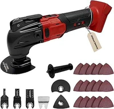 Outil Oscillant Milwaukee 18V - Multi-Fonction 6 Vitesses avec 22 Accessoires
