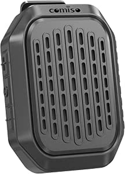 Enceinte Bluetooth Portable Clip Comiso - Waterproof IPX7, 10h d'Autonomie