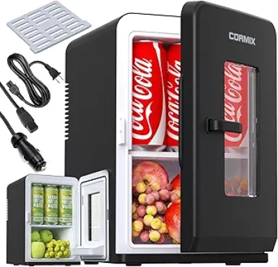 Mini Frigo 15L Portable - Réfrigérateur Thermoélectrique AC/DC pour Chambre, Bureau et Voiture