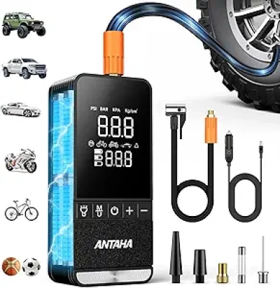 Compresseur d'air portable 150 PSI - Pompe à air intelligente pour voiture