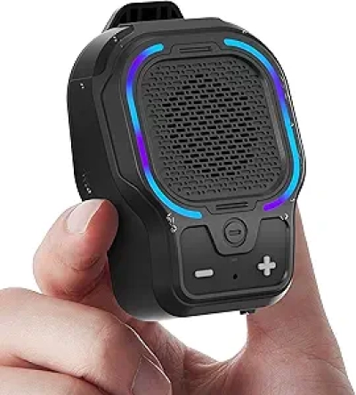 Enceinte Bluetooth Portable Magnétique avec Pince - 10H d'Autonomie